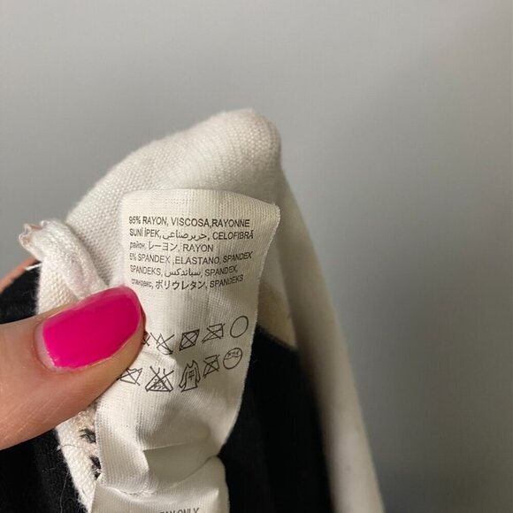 BEBE Y2K Cap Sleeve Striped Open Back Mini Sweater Dress Size M - Picture 7 of 8